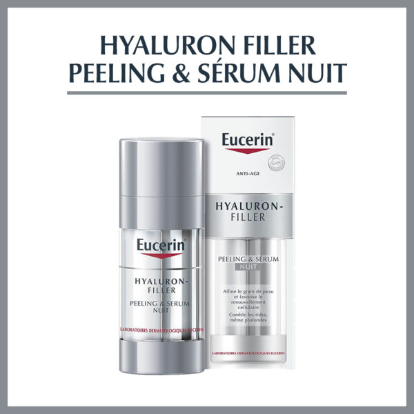 EUCERIN HYALURON-FILLER PEELING & SÉRUM NUIT 30 ML