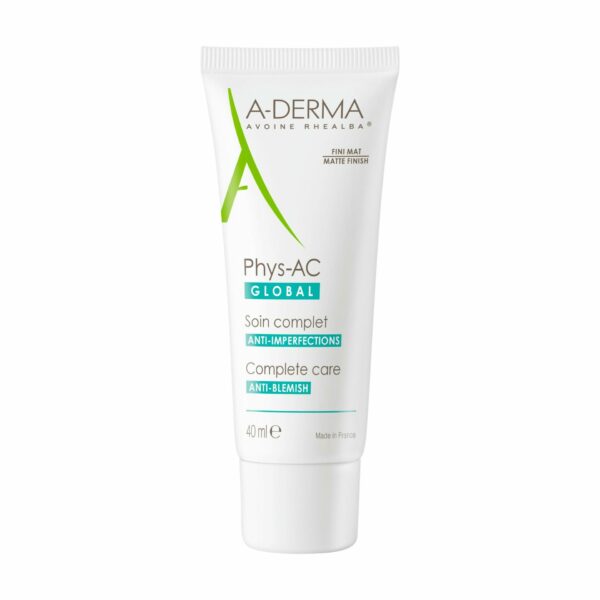 A-DERMA — PHYS-AC GLOBAL SOIN VISAGE COMPLET ANTI-IMPERFECTIONS 40 ML