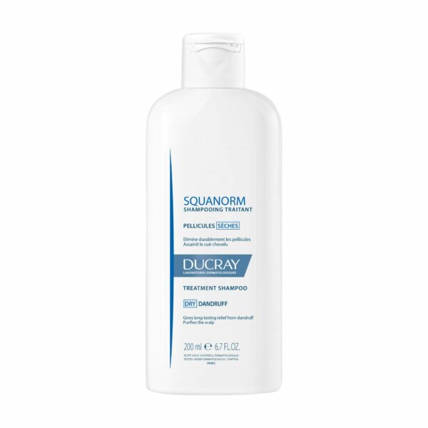 DUCRAY SHAMPOOING TRAITANT PELLICULES SÈCHES SQUANORM 200 ML