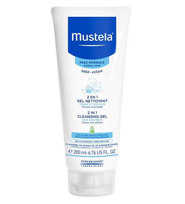 MUSTELA GEL NETTOYANT 2 EN 1 – 200 ML