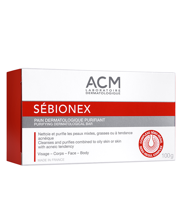 ACM SÉBIONEX PAIN DERMATOLOGIQUE PURIFIANT – 100 G