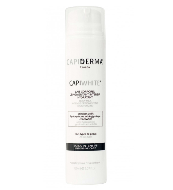 CAPIDERMA – LAIT CORPOREL DÉPIGMENTANT INTENSIF HYDRATANT – 150 ML