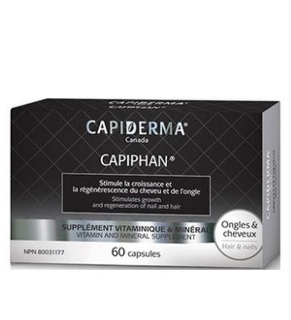 CAPIDERMA CAPIPHAN ONGLES & CHEVEUX 60CAPSULES