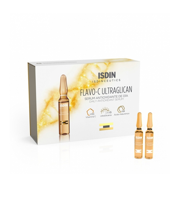 ISDIN FLAVO-C ULTRAGILICAN SERUM ANTIOXYDANT JOUR 30 AMPOULES*2 ML
