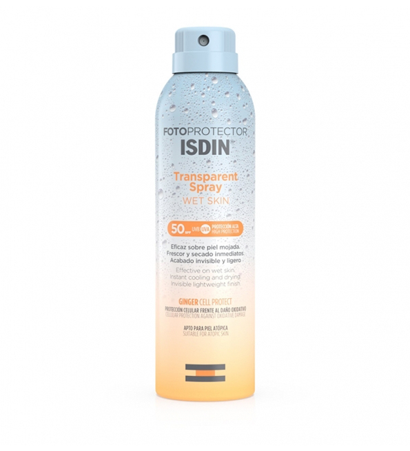 ISDIN FOTOPROTECTOR TRANSPARENT SPRAY WET SKIN SPF50 250 ML