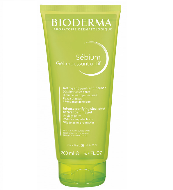BIODERMA SÉBIUM GEL MOUSSANT ACTIF 200 ML