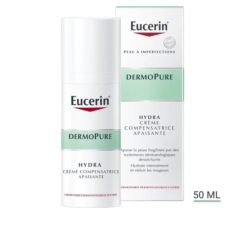 EUCERIN DERMOPURE HYDRA CRÈME COMPENSATRICE APAISANTE 50 ML