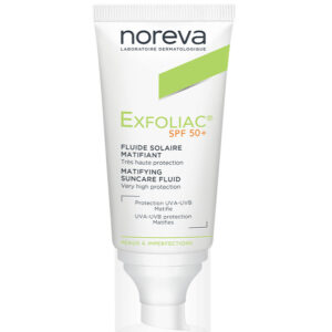 NOREVA EXFOLIAC FLUIDE SOLAIRE MATIFIANT SPF50+ 40 ML