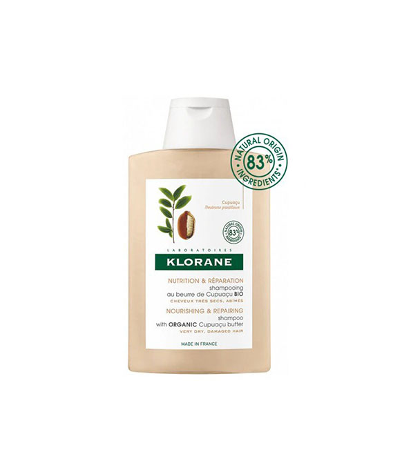 KLORANE – SHAMPOING RÉPARATION AU CUPUAÇU BIO – CHEVEUX TRÈS SECS 200ML