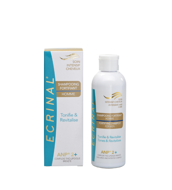 ECRINAL – SHAMPOOING HOMME SOIN INTENSIF CHEVEUX À L’ANP2+ – 200 ML