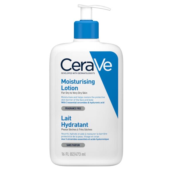 CERAVE LAIT HYDRATANT LÉGER PEAU SÈCHE À TRÈS SÈCHE | 473 ML
