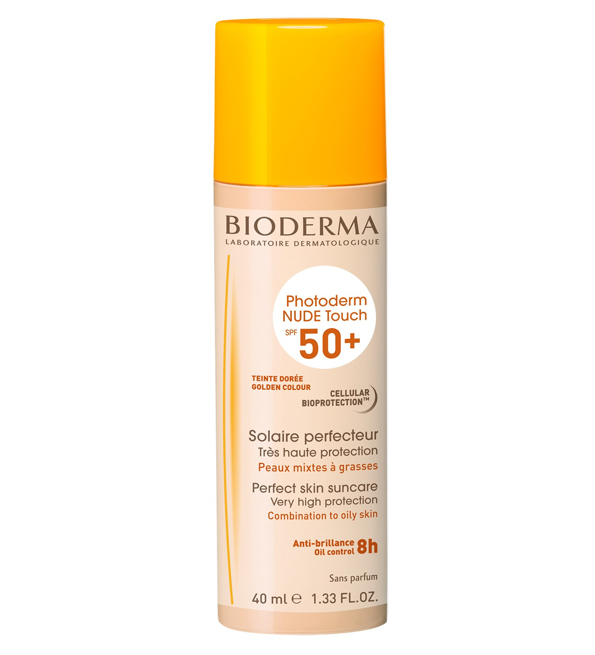BIODERMA – PHOTODERM NUDE TOUCH SPF 50+ TEINTE DORÉE – 40 ML