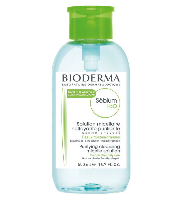 BIODERMA – SÉBIUM H2O POMPE INVERSÉE – 500 ML