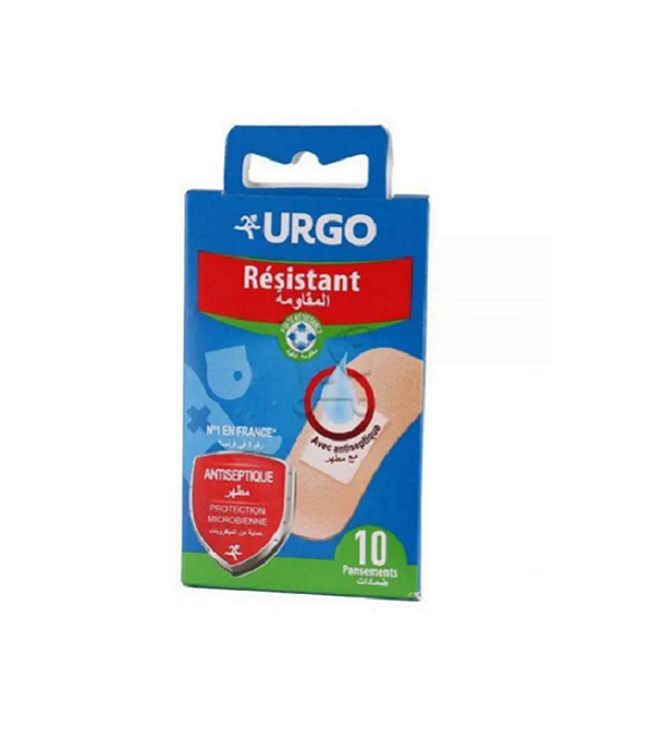 URGO RESISTANT BOITE DE 10 PANSEMENTS