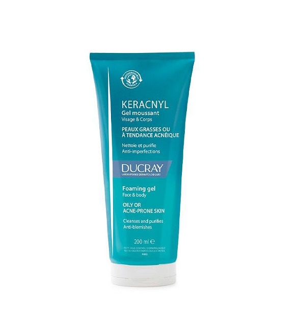 DUCRAY KERACNYL GEL MOUSSANT 200 ML