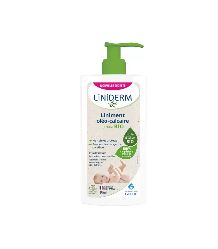 LINIDERM LINIMENT OLÉO-CALCAIRE FLACON POMPE 480 ML