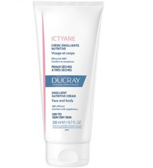 DUCRAY CRÈME ÉMOLLIENTE NUTRITIVE ICTYANE 200 ML