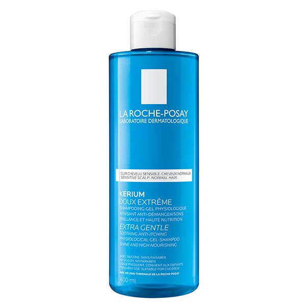 LA ROCHE-POSAY KERIUM DOUX SHAMPOING APAISANT CUIR CHEVELU SENSIBLE | 400 ML