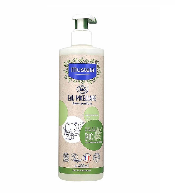 MUSTELA BIO GEL LAVANT CORPS & CHEVEUX 400 ML