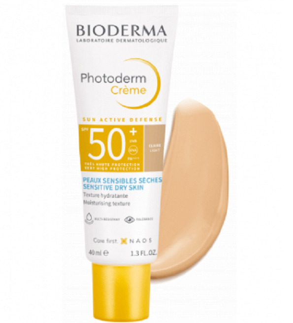 BIODERMA PHOTODERM ECRAN CREME TEINTE CLAIRE SPF50+ 40 ML