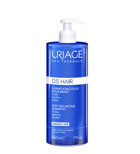 URIAGE – DS HAIR – SHAMPOOING DOUX ÉQUILIBRANT – 500 ML