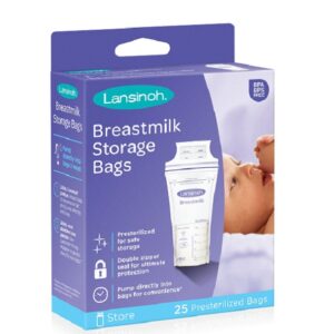 LANSINOH SACHETS DE CONSERVATION DU LAIT MATERNEL 25 UNITÉS