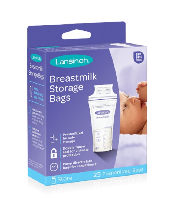 LANSINOH SACHETS DE CONSERVATION DU LAIT MATERNEL 25 UNITÉS