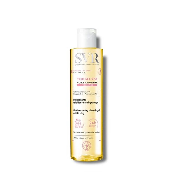 SVR TOPIALYSE HUILE LAVANTE MICELLAIRE 200 ML
