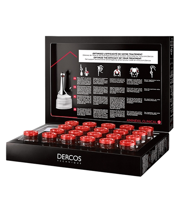 VICHY DERCOS AMINEXIL CLINICAL CURE ANTI-CHUTE HOMMES 21 AMPOULES | 21 X 6 ML