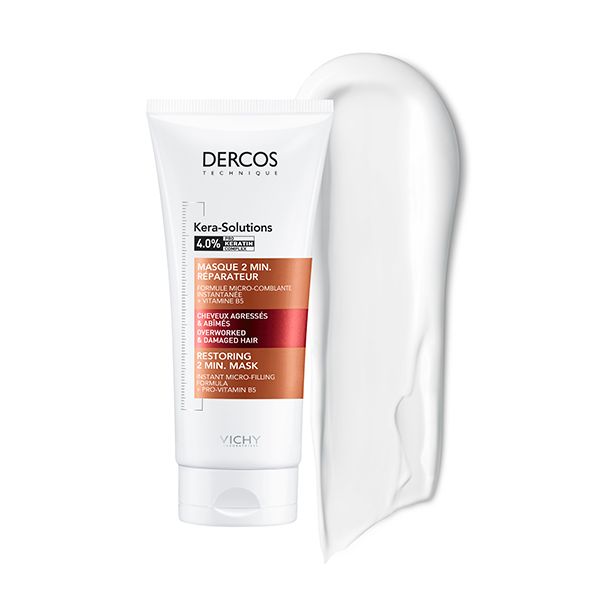 VICHY DERCOS KERA-SOLUTIONS MASQUE 2MIN. RÉPARATEUR CHEVEUX SECS ET ABÎMÉS | 200 ML