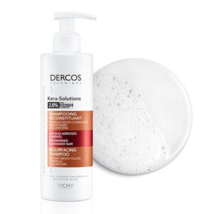 VICHY DERCOS KERA-SOLUTIONS SHAMPOING RECONSTITUANT CHEVEUX SECS ET ABÎMÉS | 250 ML