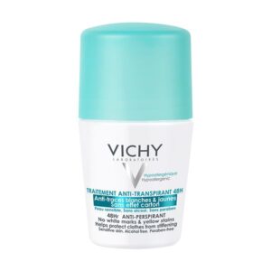 VICHY DERMO-TOLÉRANCE DÉODORANT 48H ANTI-TRACES JAUNES ET BLANCHES BILLE | 50 ML