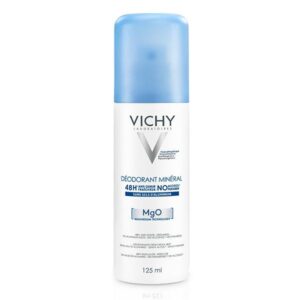 VICHY DERMO-TOLÉRANCE DÉODORANT MINÉRAL 48H AÉROSOL SANS SELS D’ALUMINIUM | 125 ML