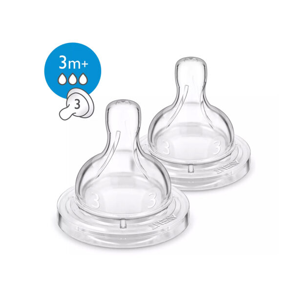 AVENT 2 TETINES- 3M+ / 3T SCF633/27