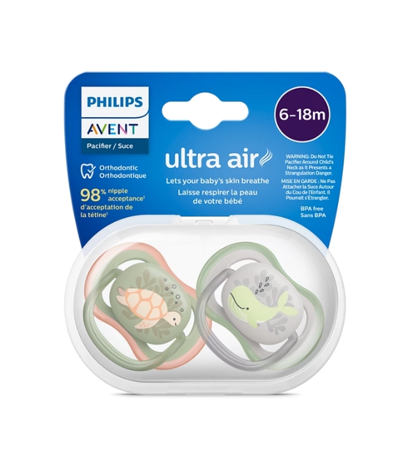 AVENT SUCETTE ULTRA AIR 0-6M BOY SCF085/60
