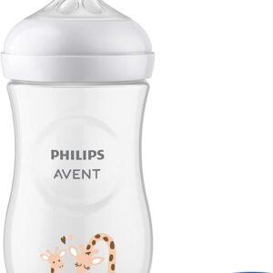 AVENT BIBERON NATURAL 3.0 TEAT 1M+ 260 ML DECO GIRAFFE SCY903/66
