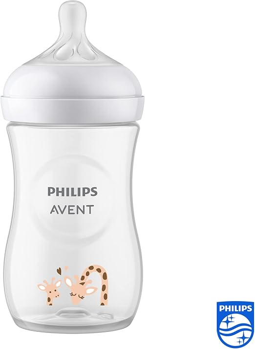 AVENT BIBERON NATURAL 3.0 TEAT 1M+ 260 ML DECO GIRAFFE SCY903/66
