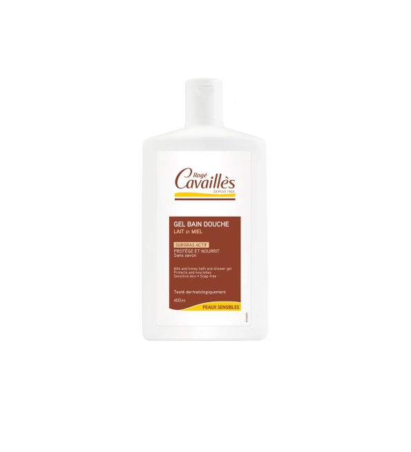 ROGÉ CAVAILLÈS GEL SURGRAS BAIN ET DOUCHE LAIT ET MIEL 400 ML