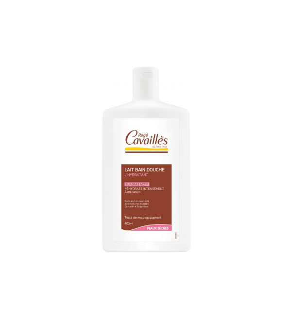 ROGÉ CAVAILLÈS LAIT BAIN ET DOUCHE HYDRATANT PEAUX SÈCHES 400 ML