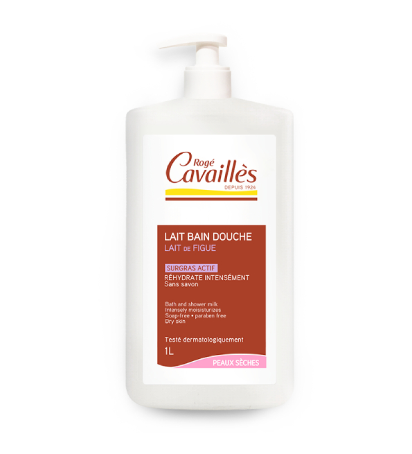 ROGÉ CAVAILLÈS LAIT BAIN DOUCHE HYDRATANT – LAIT DE FIGUE 1L