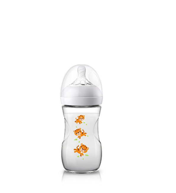 AVENT BIBERON NATURAL 1 MOIS+ TIGRE 260 ML