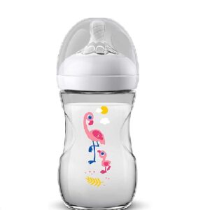 AVENT BIBERON NATURAL 1 MOIS+ FLAMINGO 260 ML