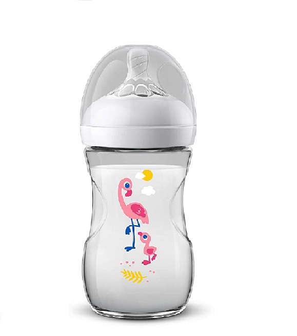 AVENT BIBERON NATURAL 1 MOIS+ FLAMINGO 260 ML