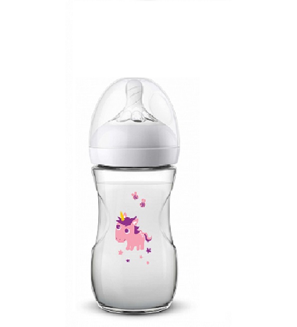 AVENT BIBERON NATURAL 1 MOIS+ UNICORN 260 ML